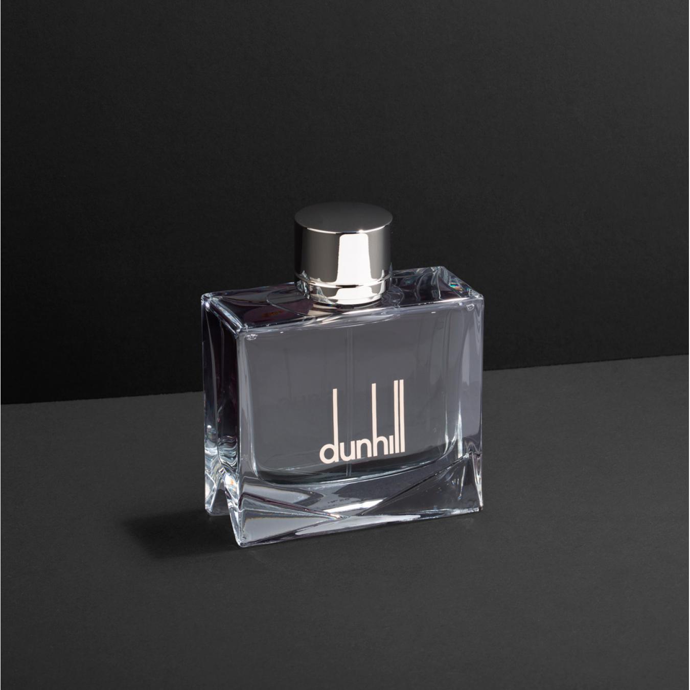 هدية عطر دنهل بلاك مع وردة وشمعة