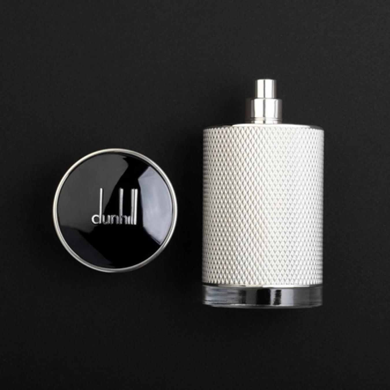 هدية وردة وشمعة مع عطر دنهل آيكون
