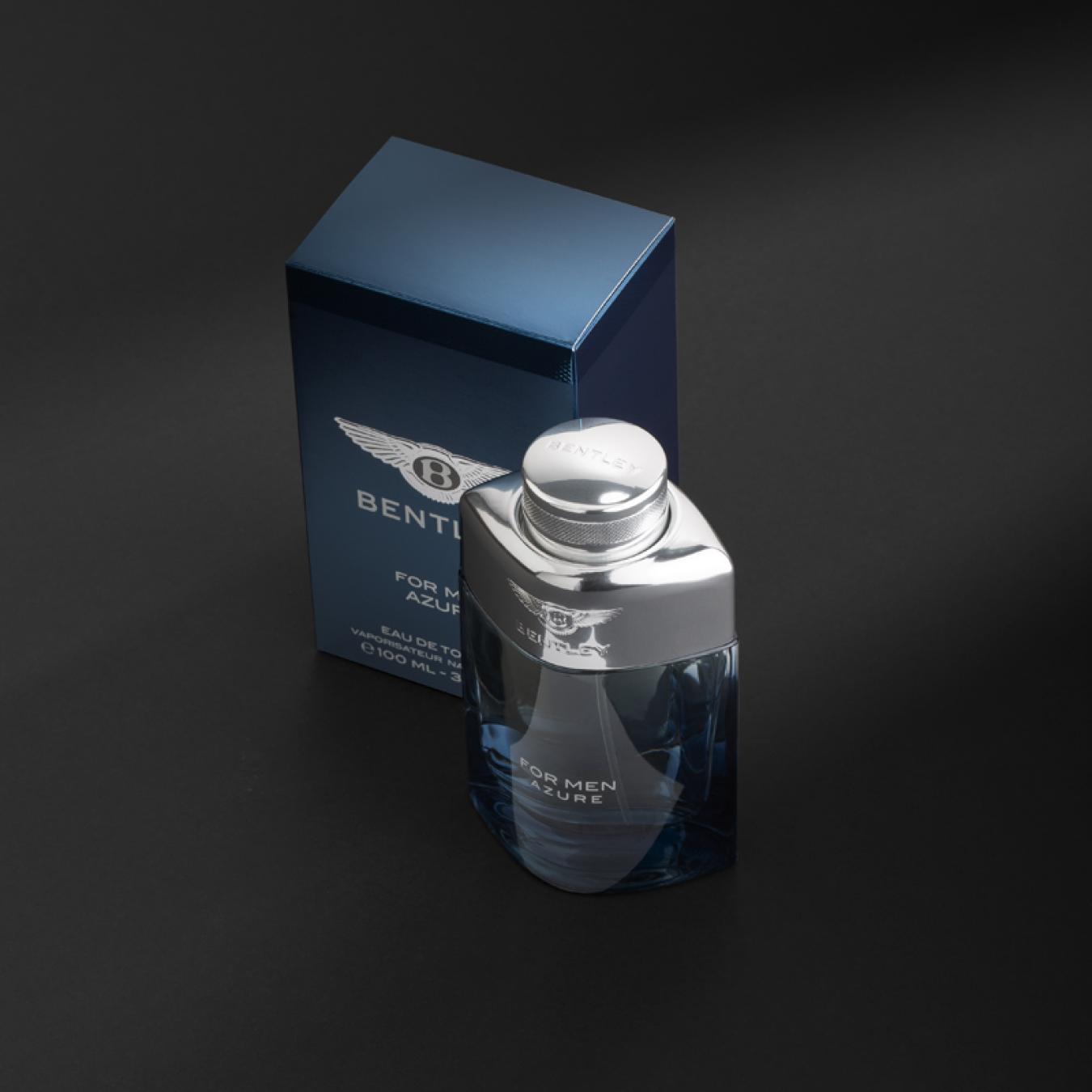 هدية عطر بنتلي مع وردة طبيعية دائمة ومعطر من اختيارك 