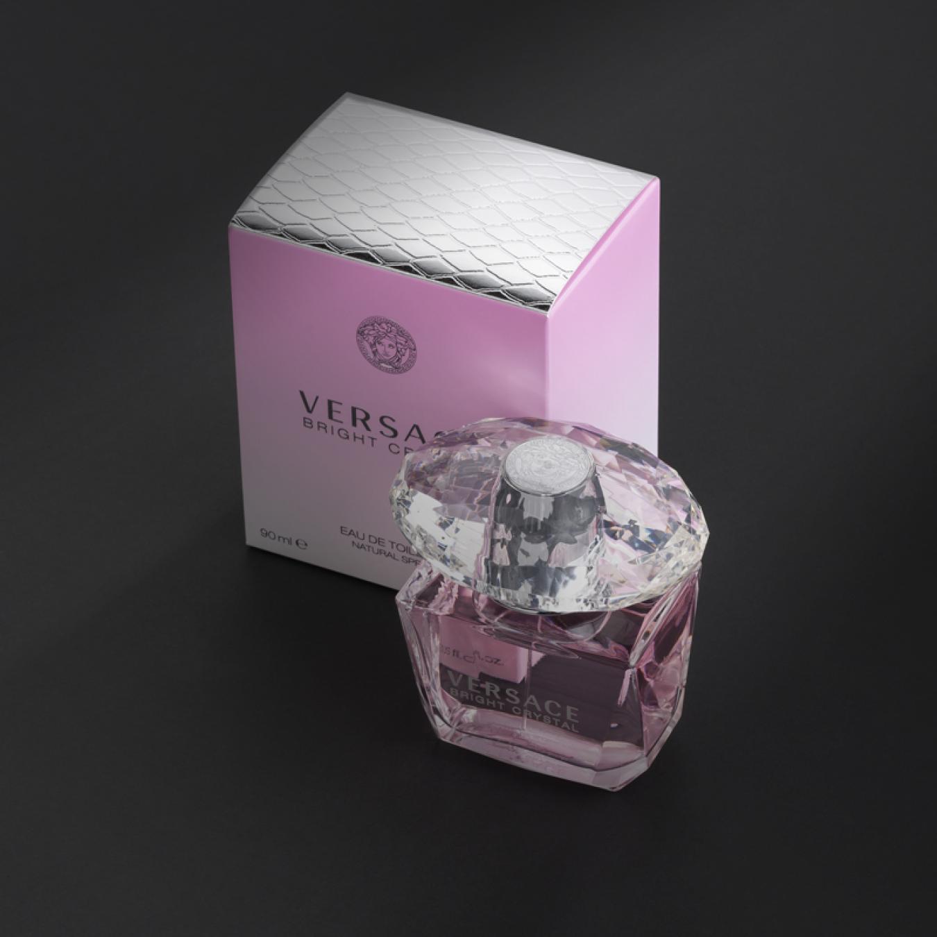 هدية وردة وشمعة مع عطر فرزاتشي برايت كريستال