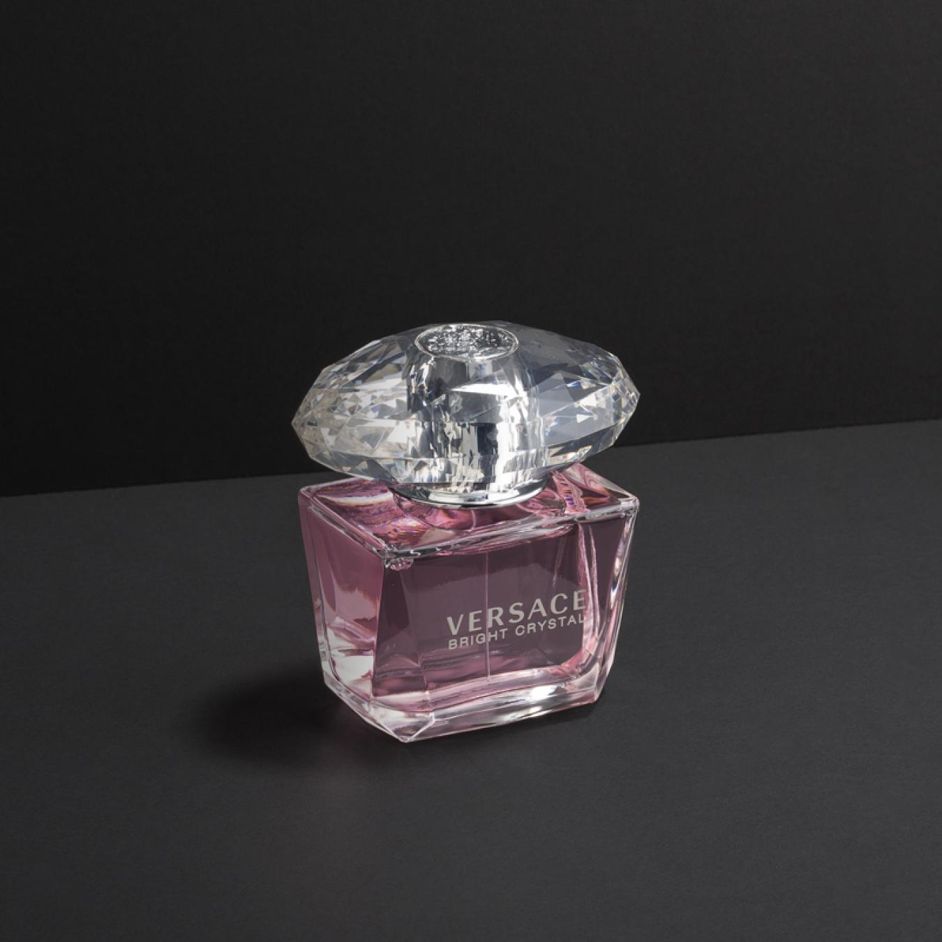 هدية وردة وشمعة مع عطر فرزاتشي برايت كريستال