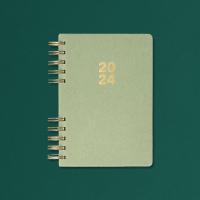 صندوق هدية أخضر | مذكرة يوميات وقهوة ستاربكس 8 منتجات PE12