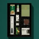 صندوق هدية أخضر | مذكرة يوميات وقهوة ستاربكس 8 منتجات PE12 - 21