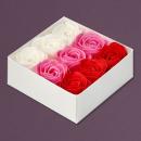 صندوق هدايا وردي | مذكرة يوميات وصابون الورد واقلام 9 منتجات PE7 - 10