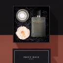 هدية عطر هيرمس تيري دي هيرمس مع وردة وشمعة