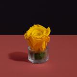 هدية عطر اف سان لوران بلاك أوبيوم مع وردة وشمعة - PRY5