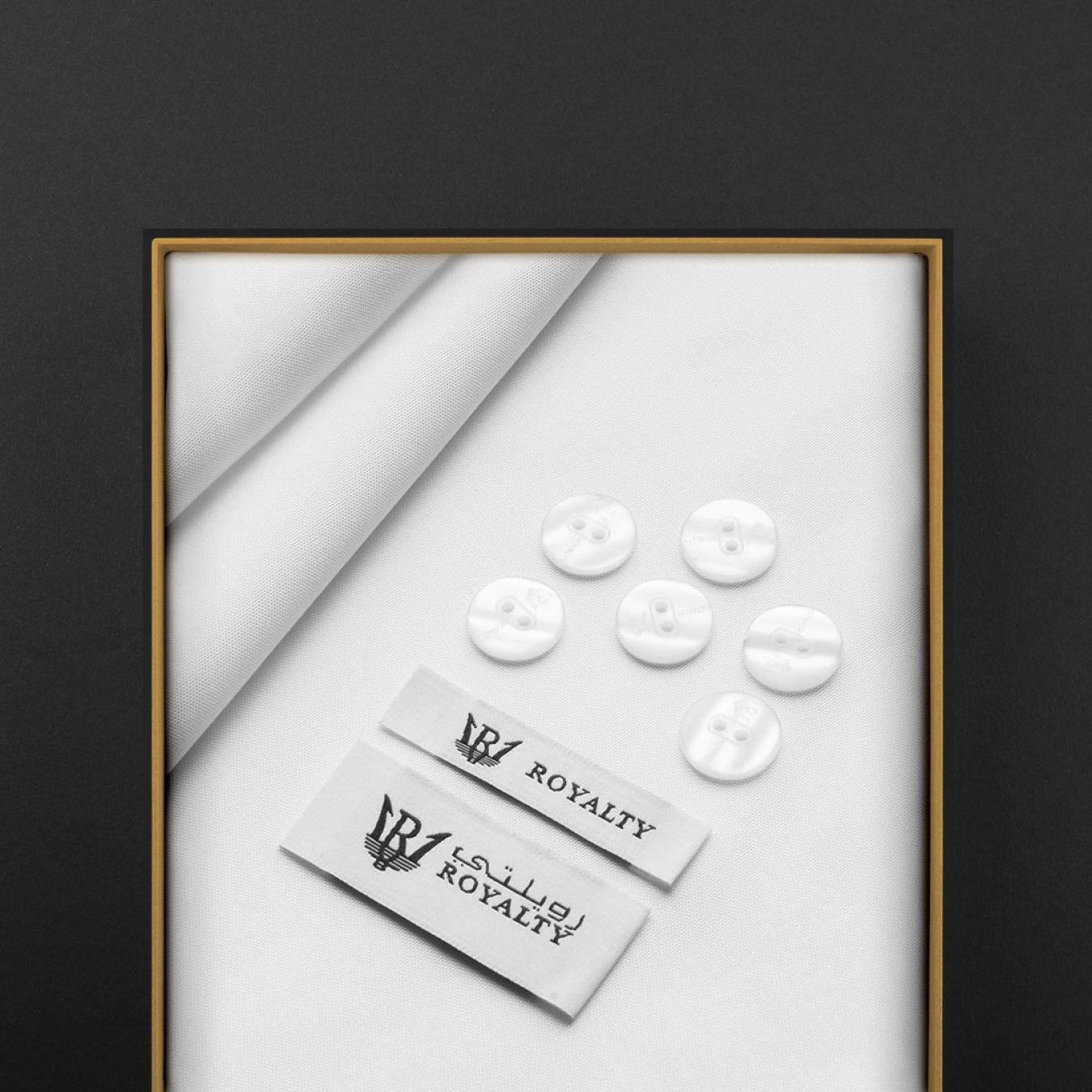 قماش سميراميس ياباني ربع واقف ابيض 7777W