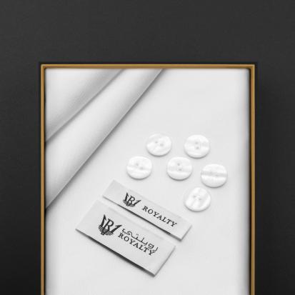 قماش سميراميس ياباني ربع واقف ابيض 7777W