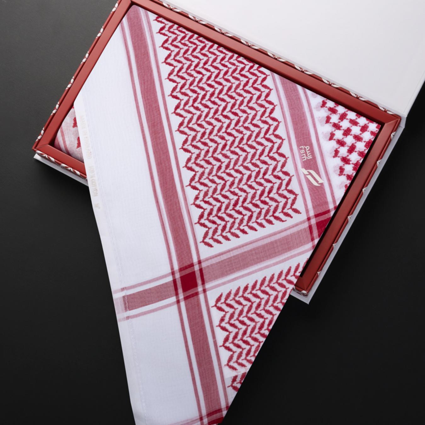هدايا رجاليه شماغ رسم LB2222