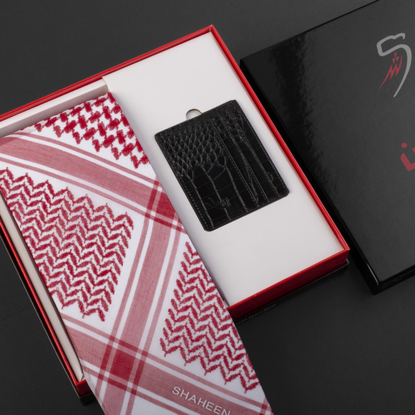 صندوق هدايا كبير رجاليه شماغ شاهين LB2226