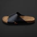 حذاء شرقي جلد طبيعي اسود فيجو شاهين - 1