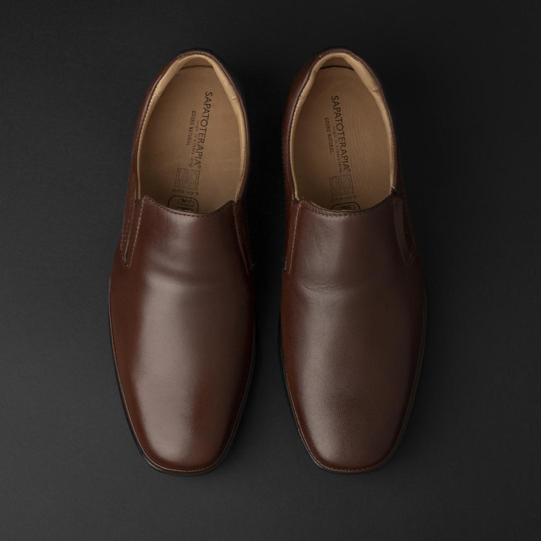 حذاء ساباتوتيرابيا رسمي جلد بني 44406