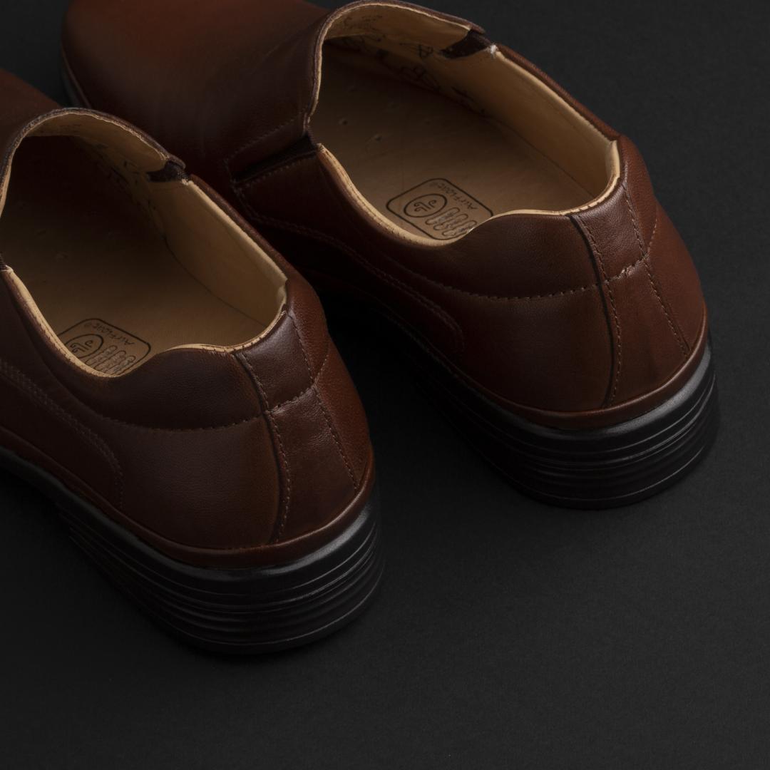 حذاء ساباتوتيرابيا رسمي جلد بني 44406