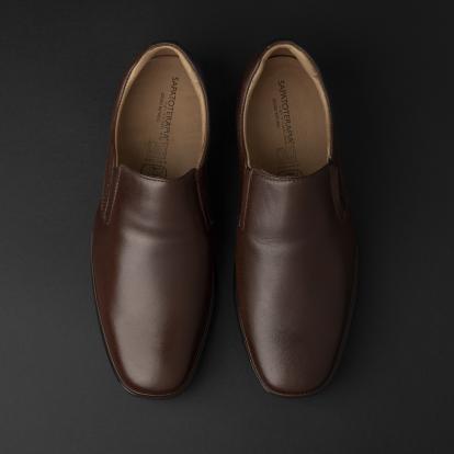 حذاء ساباتوتيرابيا رسمي جلد بني داكن 44406