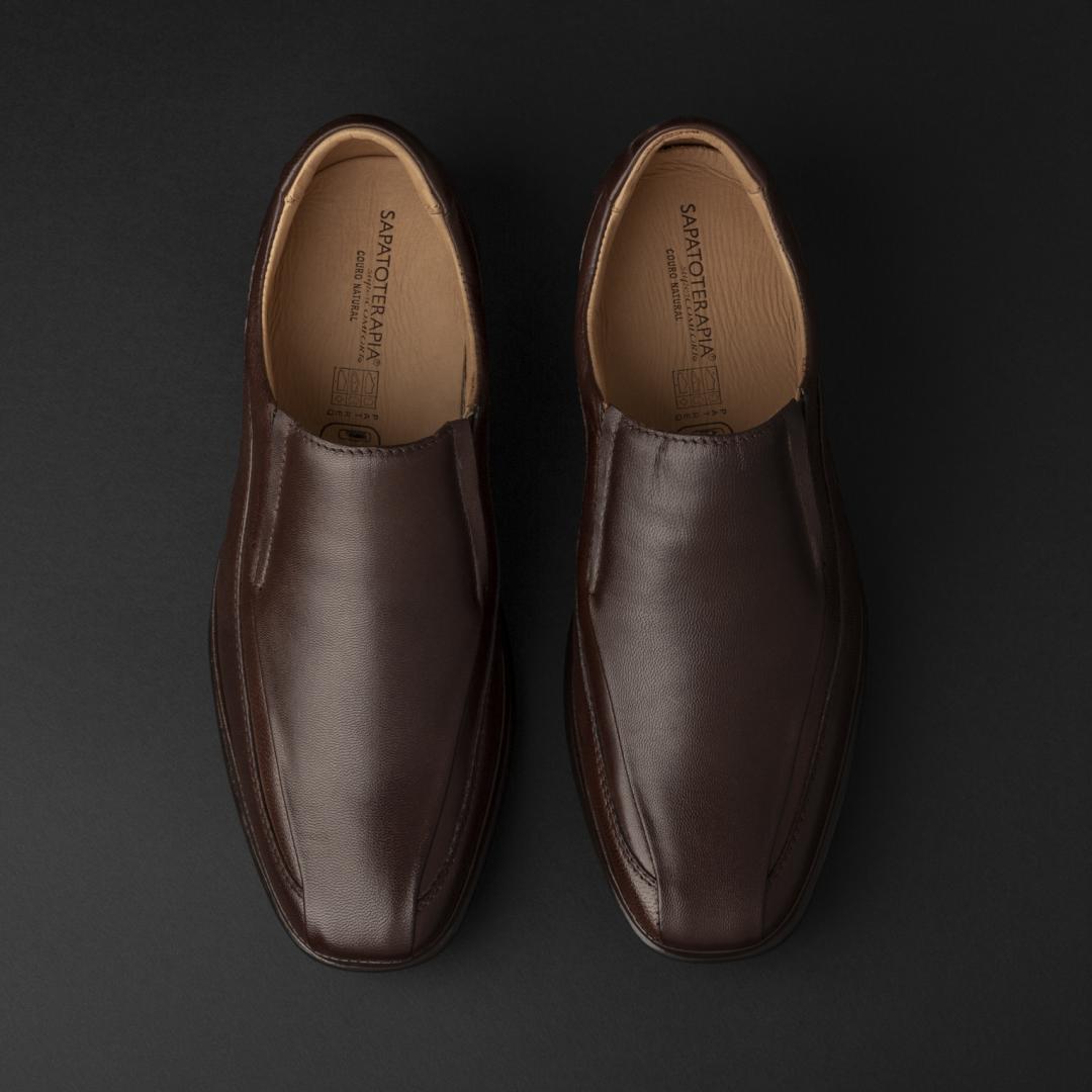 حذاء ساباتوتيرابيا رسمي جلد بني داكن 44410