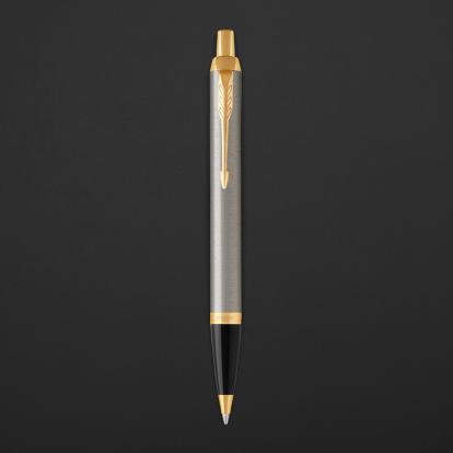 قلم اي إم برشد فضي ذهبي باركر 8369