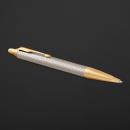 قلم اي إم بريميوم فضي ذهبي باركر 8593 - 2