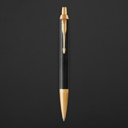 قلم اي إم بريميوم اسود ذهبي باركر 8596