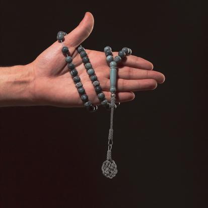 سبحة سحاب الليل بكلايت ازرق رمادي مميز 3T07