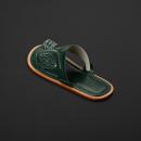 حذاء مطرز اخضر زيتي سوادنس MS463 - 2