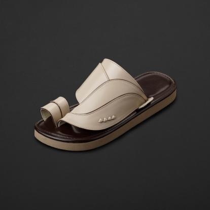 حذاء عصري بني وطني بيج MS485