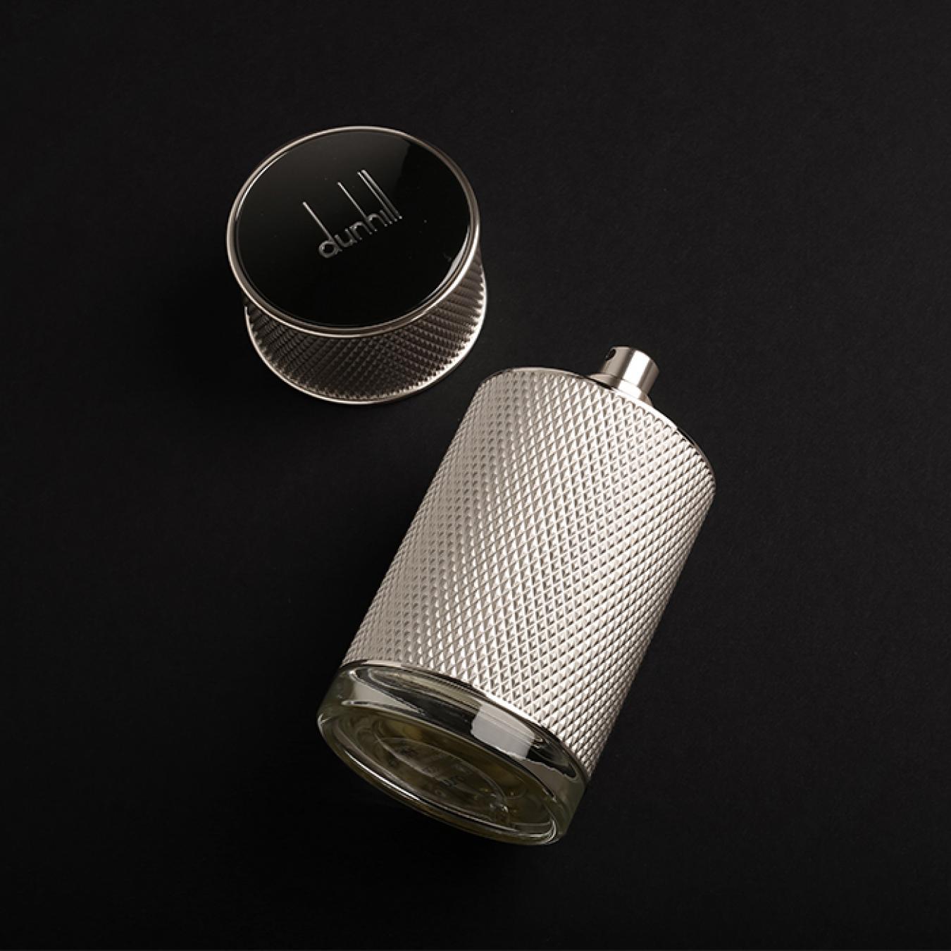 هدية وردة وشمعة مع عطر دنهل آيكون