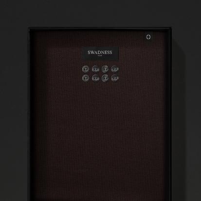 قماش بني شتوي منقط سوادنس SK412