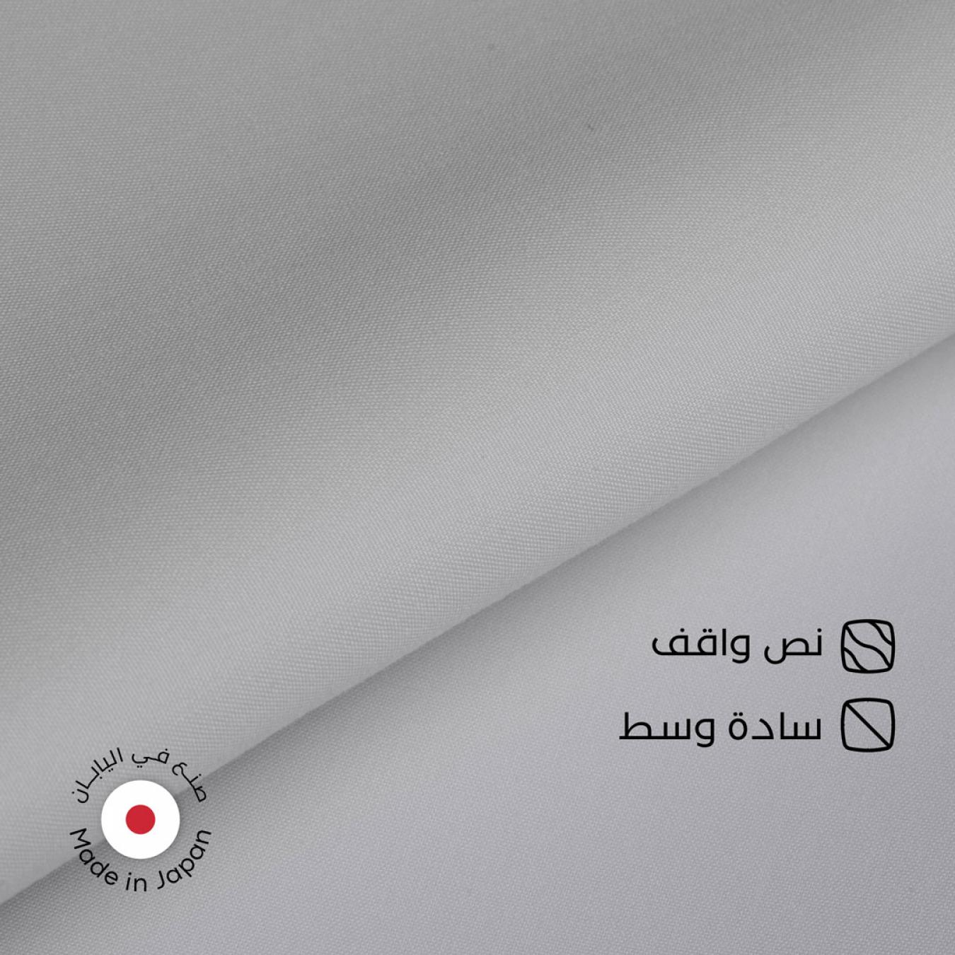 قماش ثوب رجالي صيفي نص واقف سوادنس S03