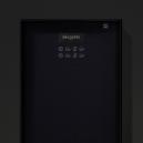 قماش شتوي صوف كشميري كحلي مقلم سوبر S65-4