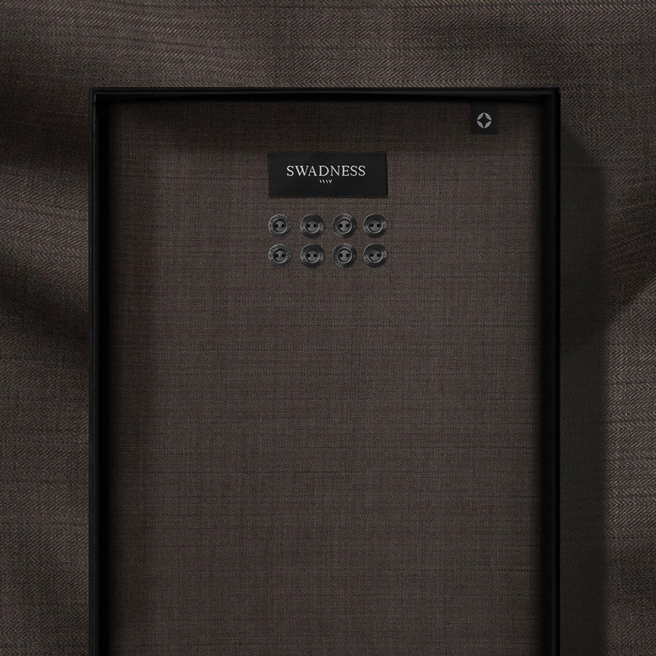 قماش صوف كشميري سوبر 120 بني سوادنس S65-5