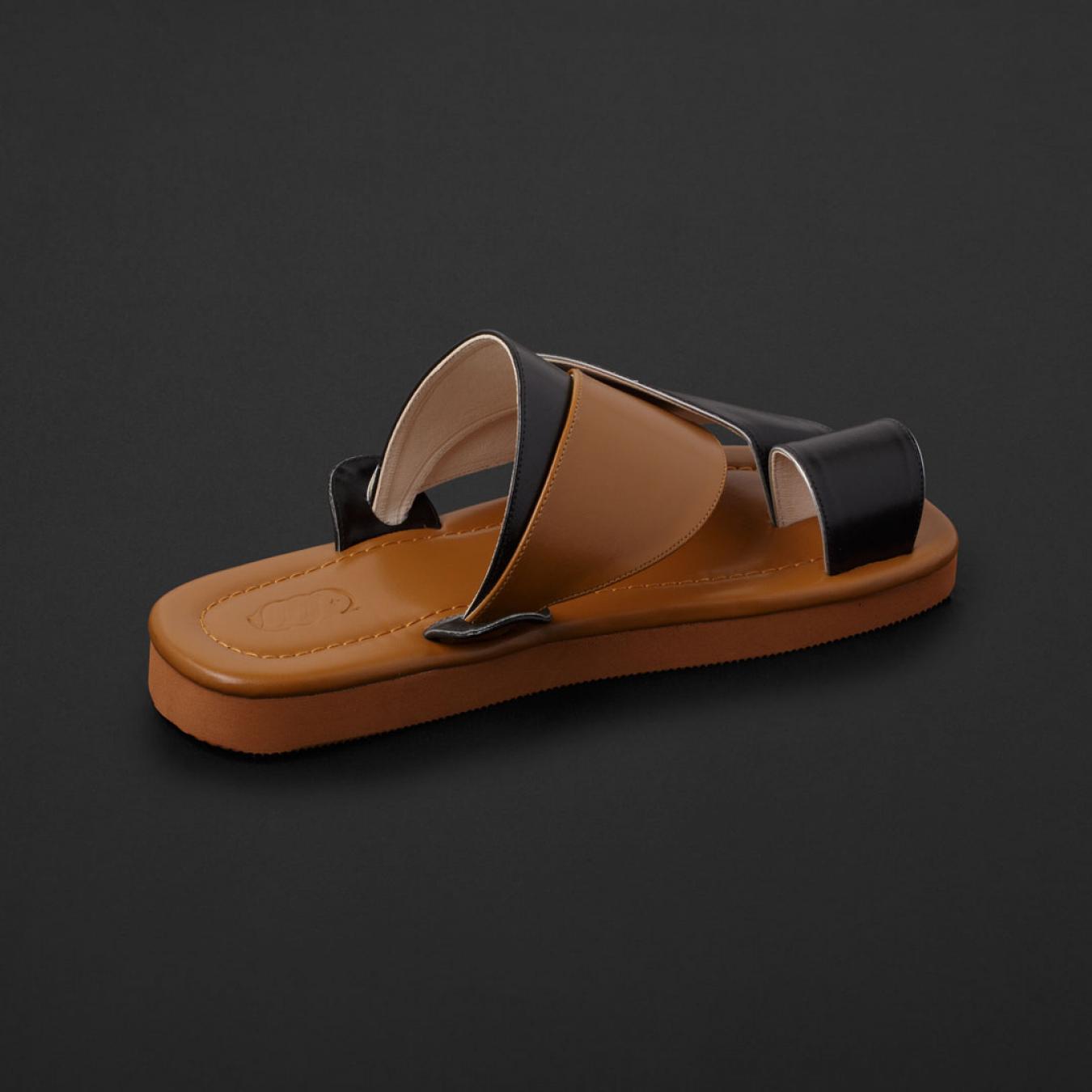 حذاء رجالي كلاسيكي بني اسود SN1501