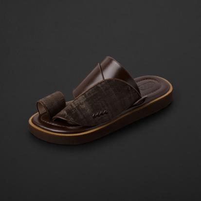 حذاء رجالي ماركة بني داكن SN3009