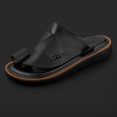 حذاء شرقي كلاسيكي أسود جلد طبيعي فاخر SK1001