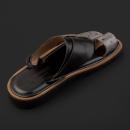 حذاء شرقي أسود رصاصي جلد طبيعي SK1107 - 2