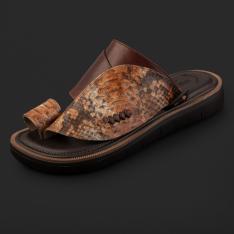 حذاء جلد طبيعي رجالي جلد الثعبان SK1302