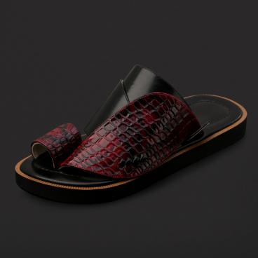 حذاء شرقي سوادنس بنقشة جلد الثعبان - SS2005
