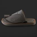 حذاء شرقي سوادنس جلد بنقشة ساق النعام - SS3003 - 1