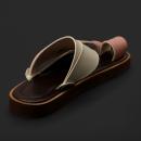 حذاء سوادنس شرقي جلد بنقشة ساق النعام - SS3005 - 2