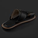 حذاء شرقي أسود سادة جلد طبيعي فاخر سوادنس SE6102 - 2