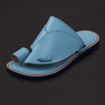 حذاء شرقي سوادنس كلاسيك جلد سماوي SS1770