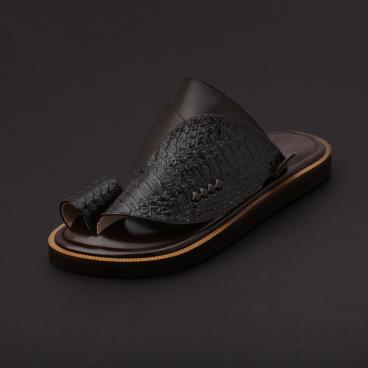حذاء شرقي سوادنس جلد تمساح MK50