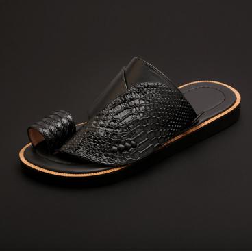 حذاء شرقي سوادنس جلد تمساح MK10