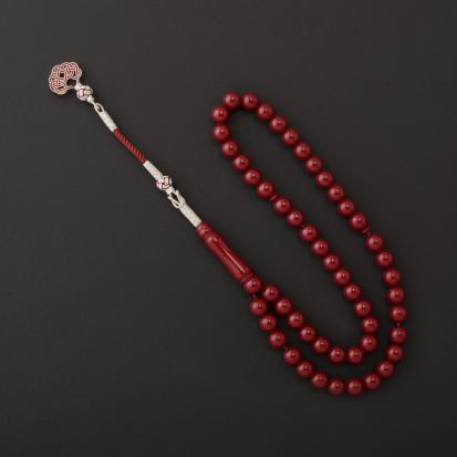 سبحة بكلايت احمر غامق TK205