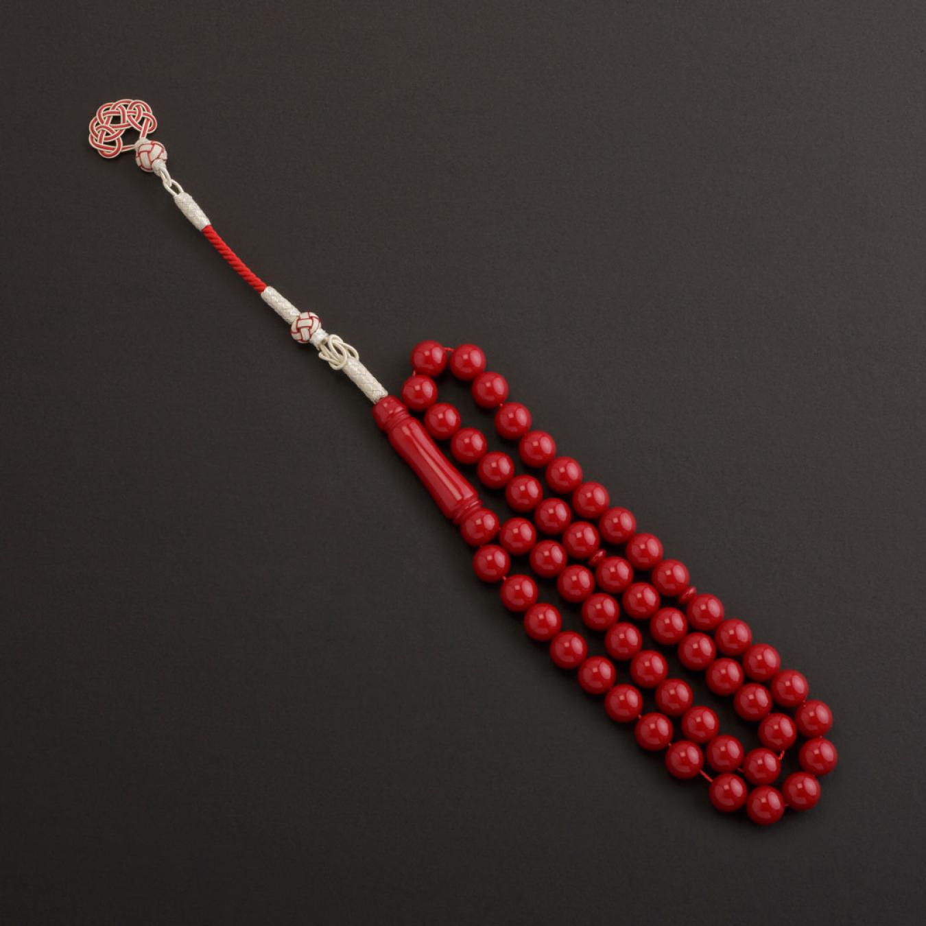 سبحة بكلايت احمر غامق TK205