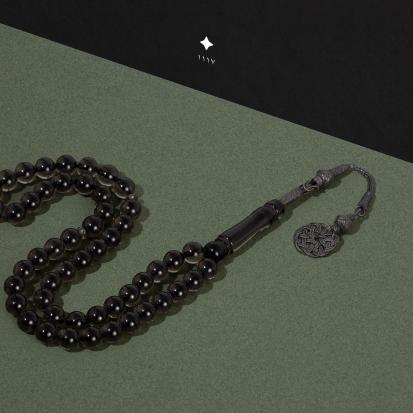 سبحة بكلايت بلجيكي مع طرابزون فضة TK301