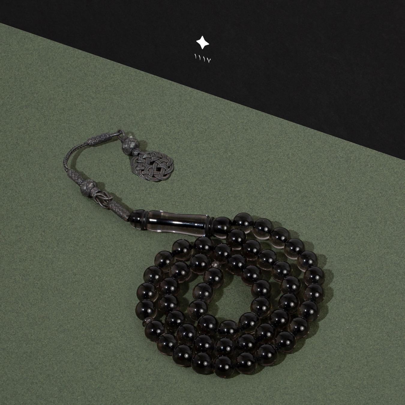 سبحة بكلايت بلجيكي مع طرابزون فضة TK301