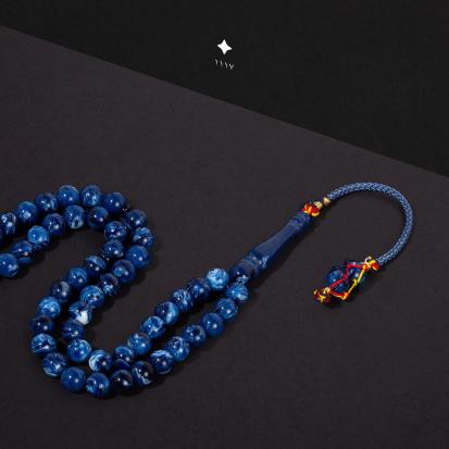 مسباح بكلايت ازرق معرق مع شكة تفصال TK310