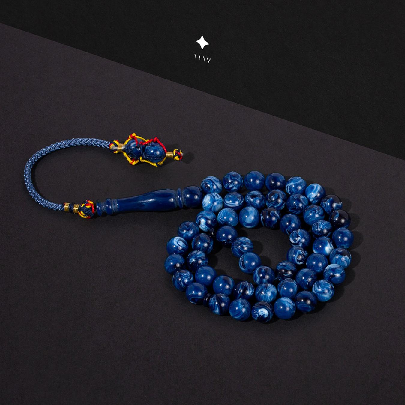 مسباح بكلايت ازرق معرق مع شكة تفصال TK310
