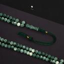 سبحة بكلايت اخضر معرق مع كركوشة سوادنس TK315 - 3