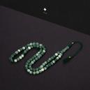 سبحة بكلايت اخضر معرق مع كركوشة سوادنس TK315 - 4
